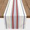 Red, White & Blue Stripes Indoor/Outdoor Table Runner